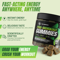 Strive Pre-Workout Gummies - Green Apple